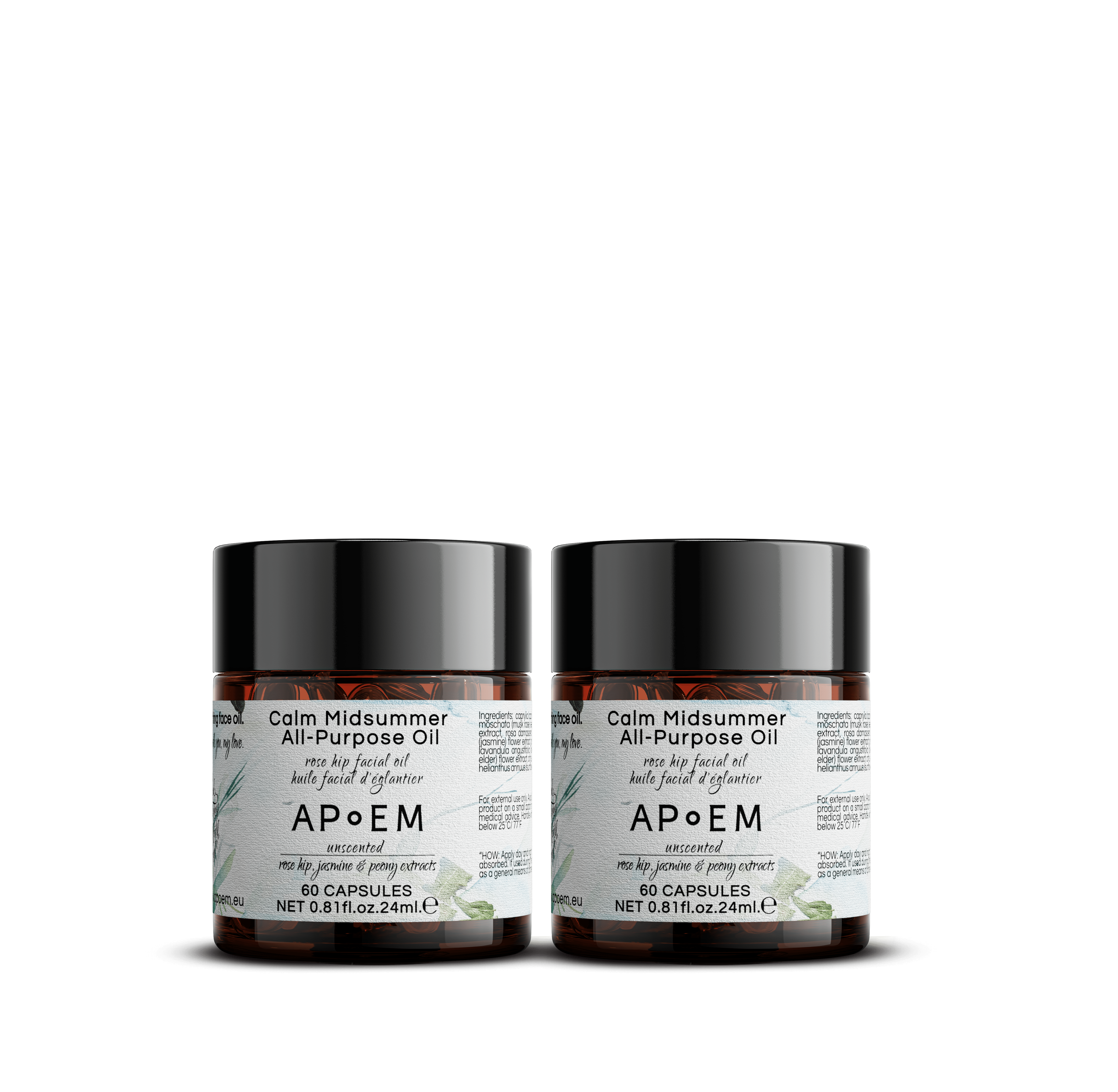 CALM MIDSUMMER ALL PURPOSE OIL (60 CAPSULES × 2) - APoEM