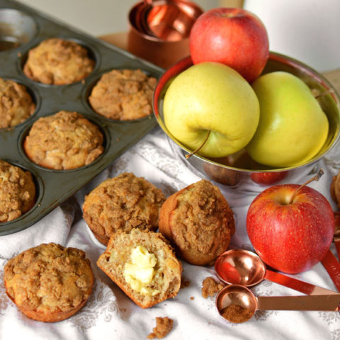 Easiest apple morning muffins