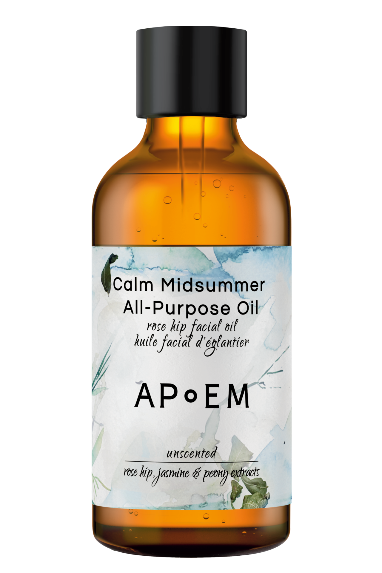 absorbing and suitable for dry or sensitive skin. Formulated with rosehip, jasmine, peony, Japanese cherry, bitter orange, lavender, elderflower, and Bulgarian rose for vitamin-replenishing, emollient, stimulating, anti-inflammatory, and soothing properties