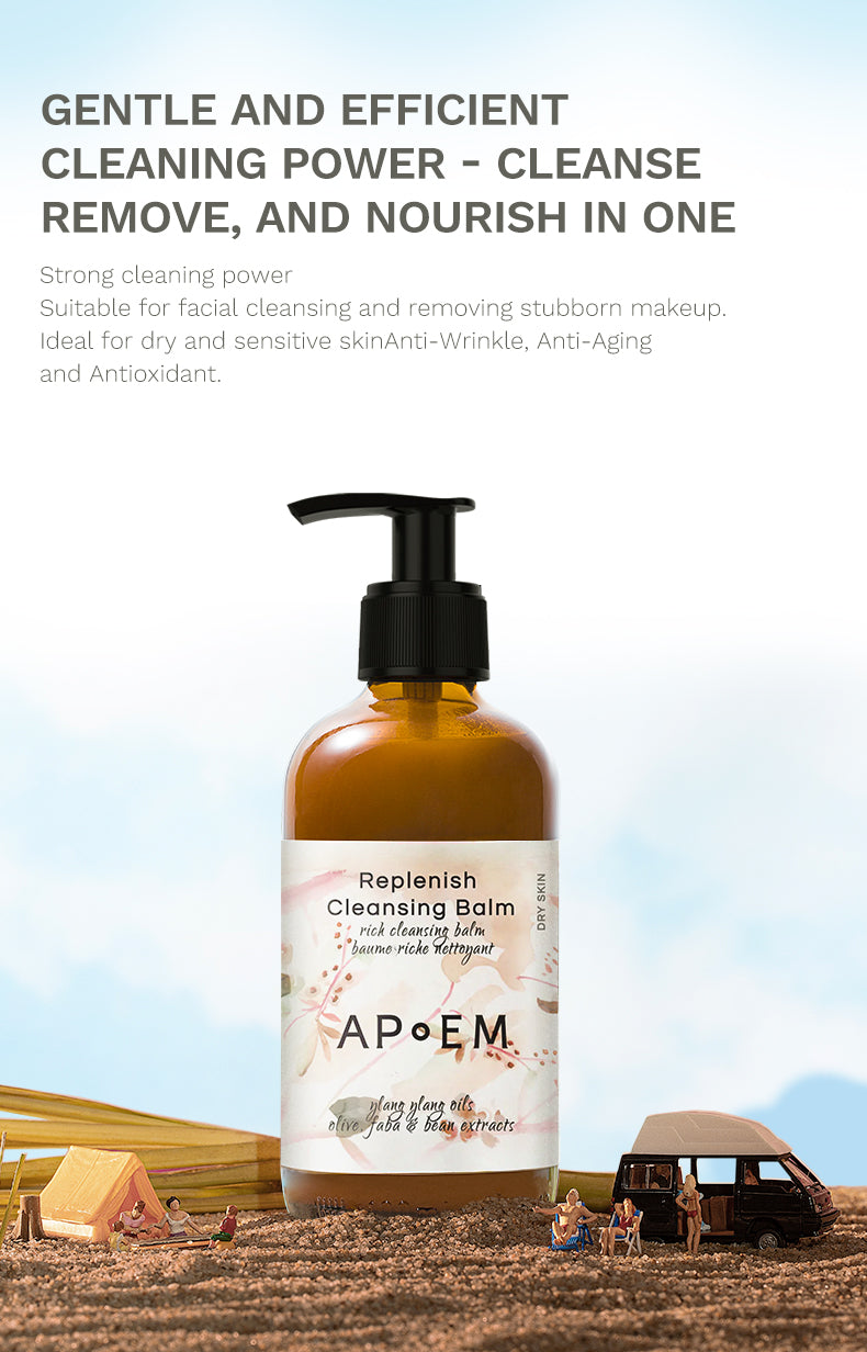 REPLENISH CLEANSING BALM: Deep Cleansing, Gentle makeup removal - APoEM